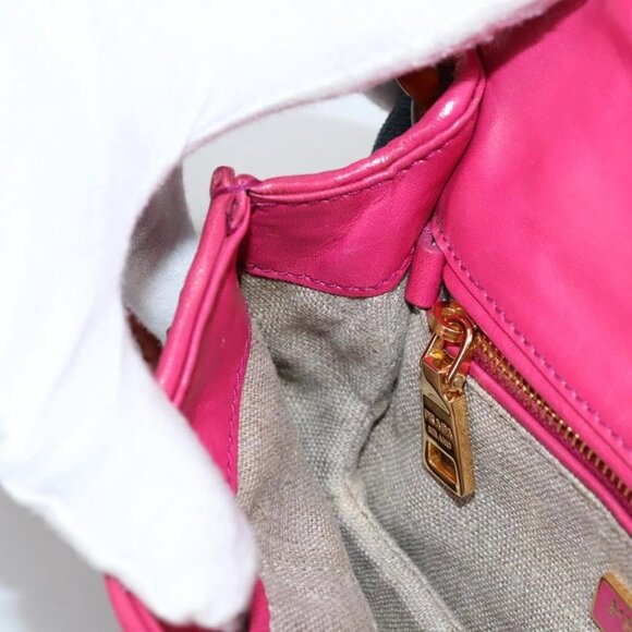 PRADA Shoulder Bag Denim Blue Auth 140894V - Picture 12 of 16